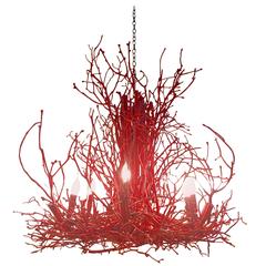 "Coral" Branch Twig Chandelier