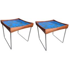 Pair of Hermann Bongard Tray Tables