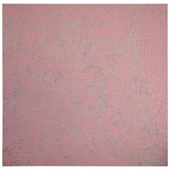 Pink Abstract Painting by Arnie Arlow