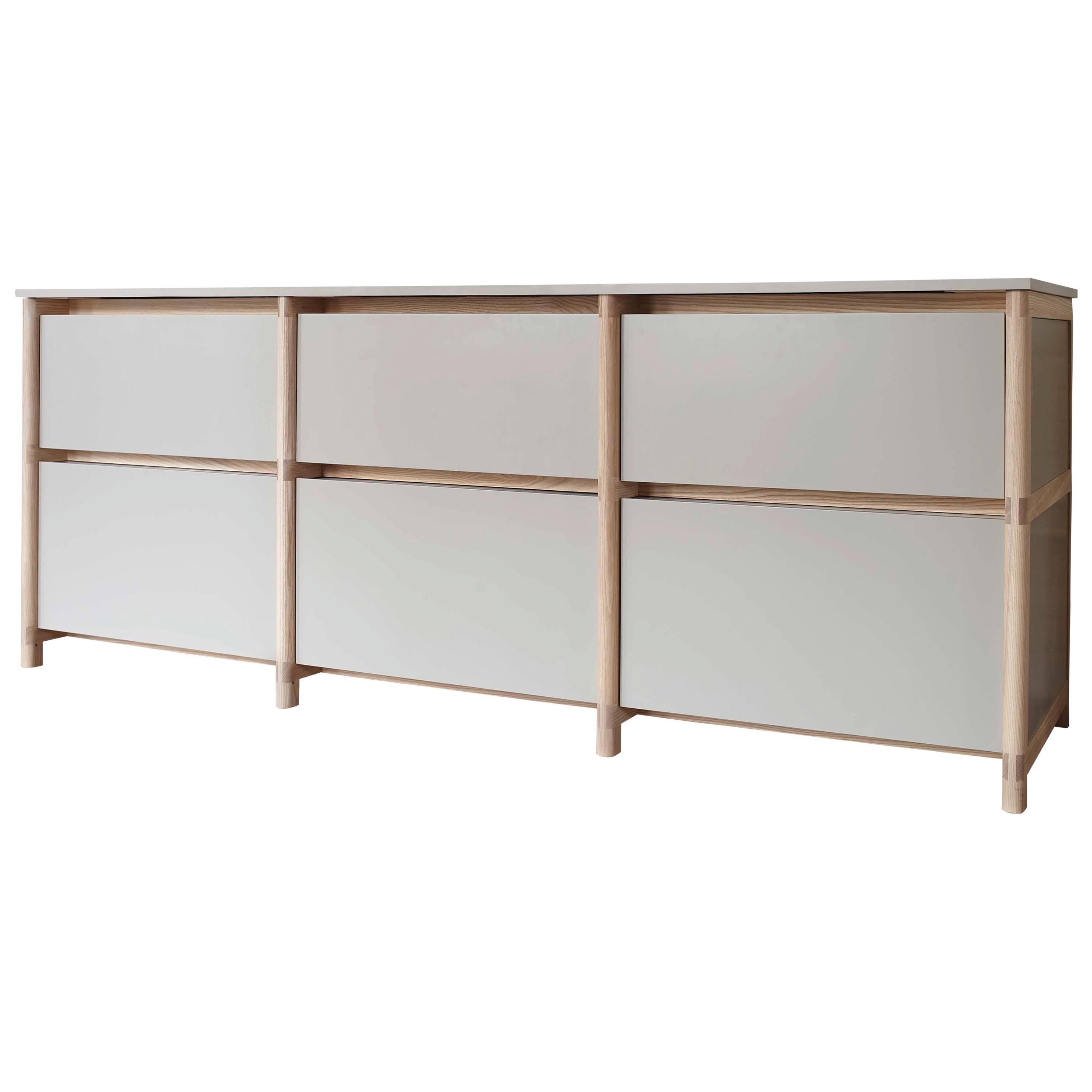 299 Sideboard by Dane Co. - Lacquer, Solid Wood Storage, Customizable For Sale