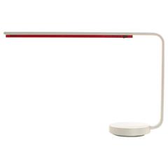 White and Red One Line Table Lamp by Ora Ito for Artemide, Italy