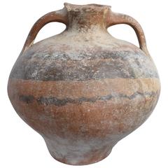 19th Century Andalusia Spanish Terra Cotta Vessel Jar