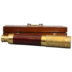 Late 18th-Early 19th Century Three-Draw Spyglass