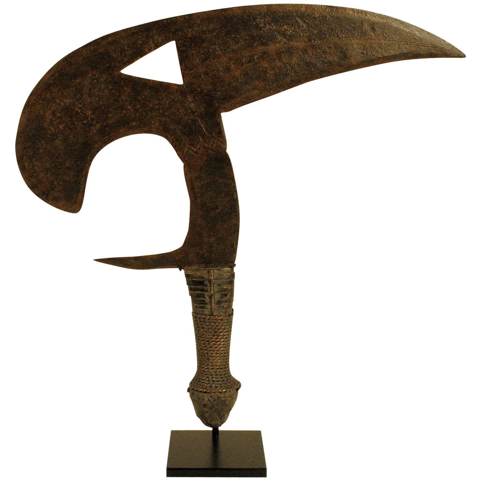 African Bird Head Knife Democratic Republic of Congo, 20th Century
