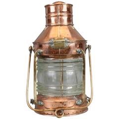 Vintage Solid Copper Not under Command Lantern