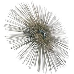 Brass Sunburst Wall Sculpture by Curtis Jere, USA, circa 1970s 5