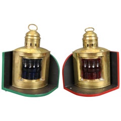 Pair of Triplex Port and Starboard Lanterns