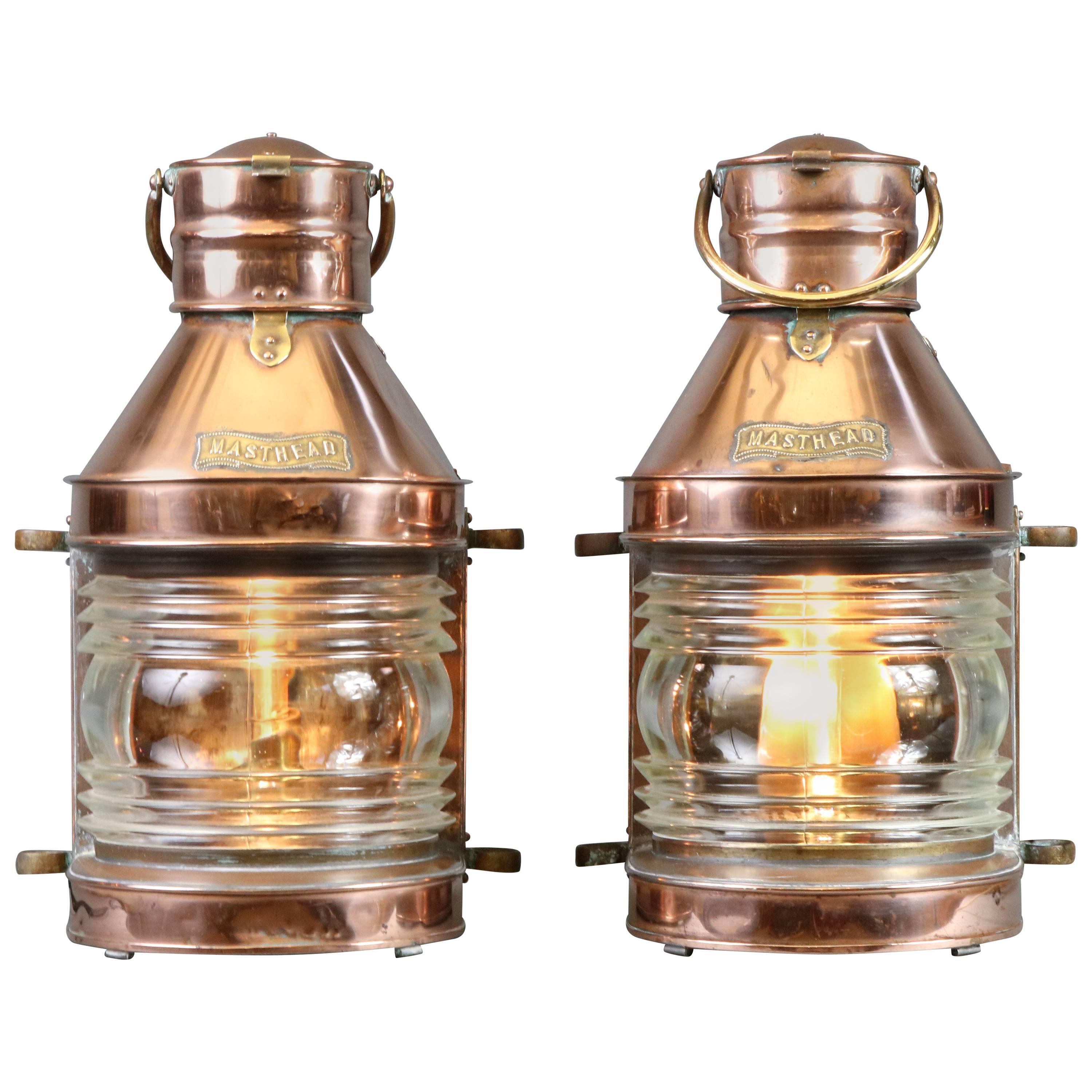 Copper Ships Lantern 36 For Sale on 1stDibs