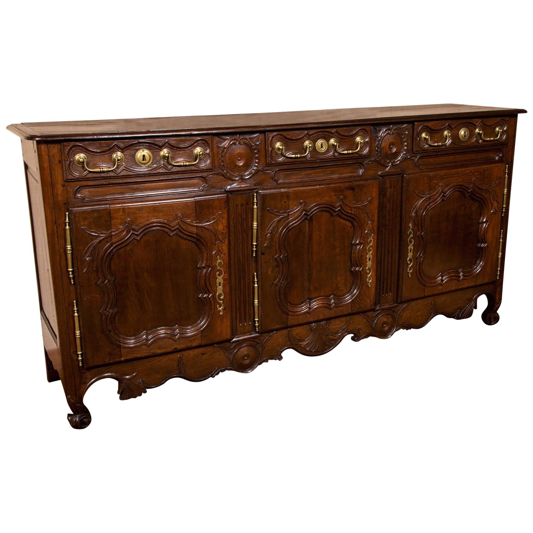 French Oak Enfilade For Sale