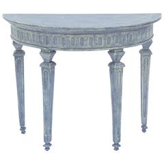 Painted Demilune Console 5