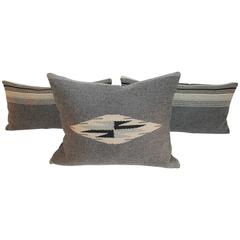 Trio of Cimayo Indian Weaving Pillows 12
