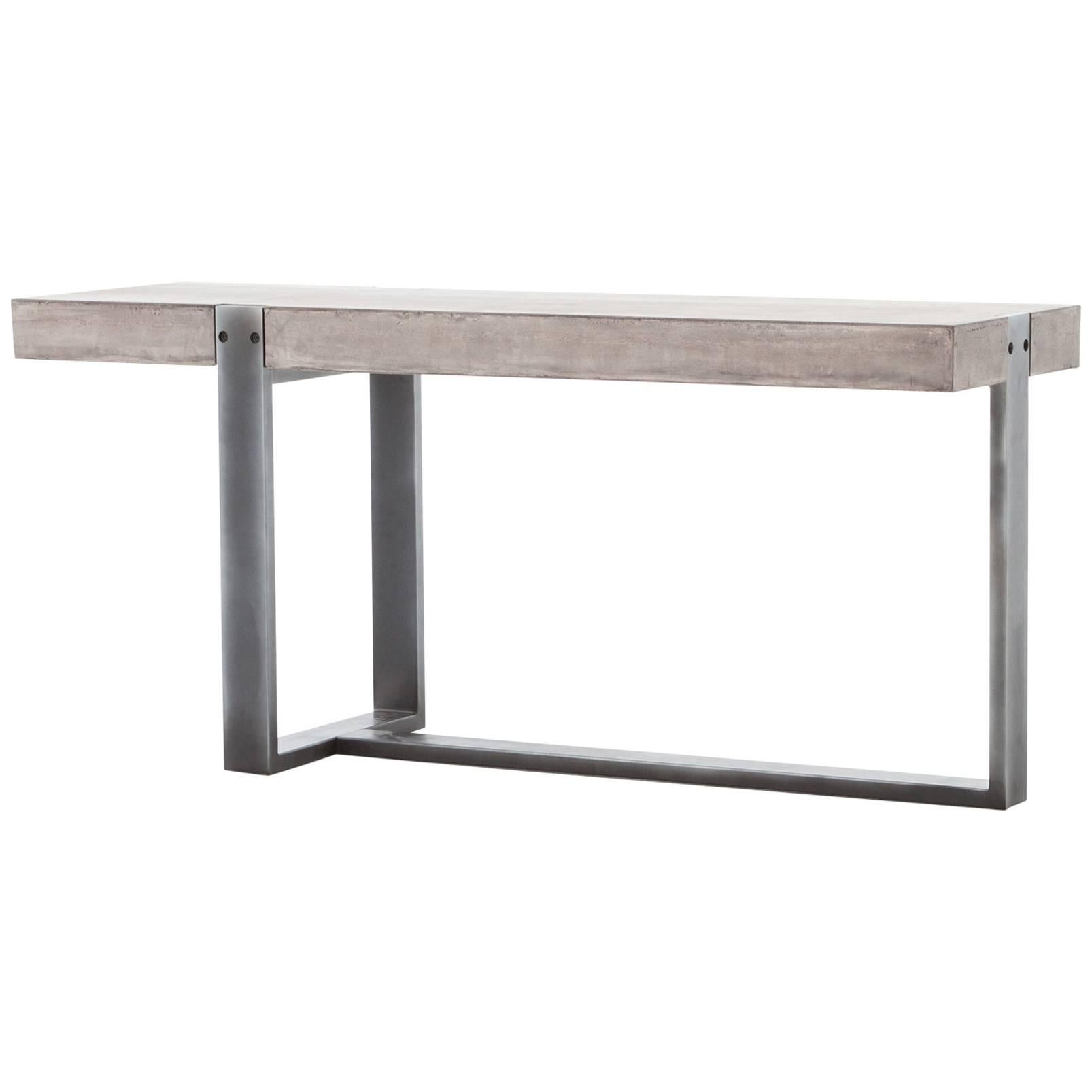 Industrial Style Console For Sale