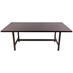 Jens Risom Solid Walnut Work Table, 1960s 2