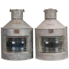 Port and Starboard Lanterns with Steel Cases