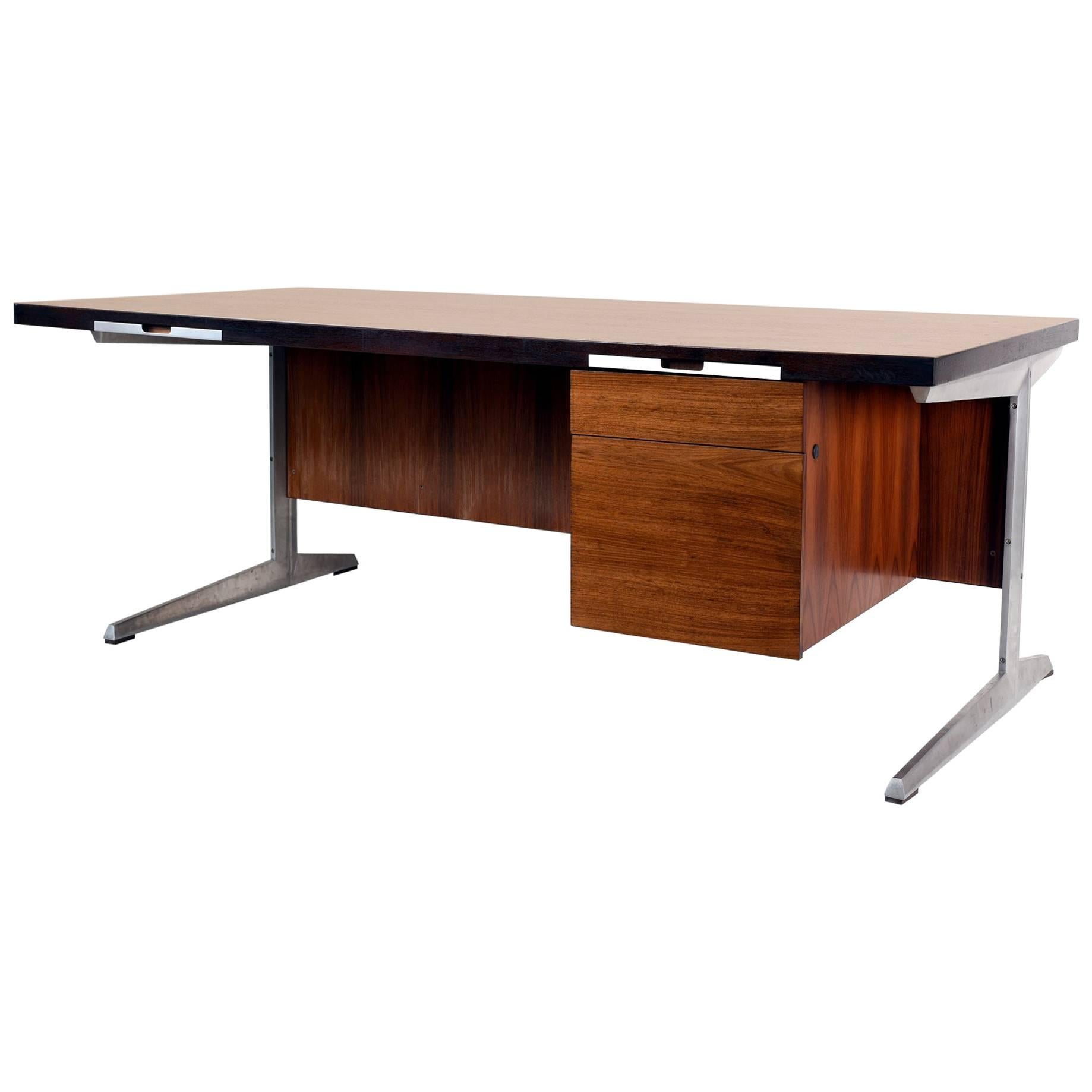 Rosewood Executive Desk, Denmark, 1960s For Sale