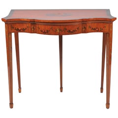 19th Century Satinwood Card Table