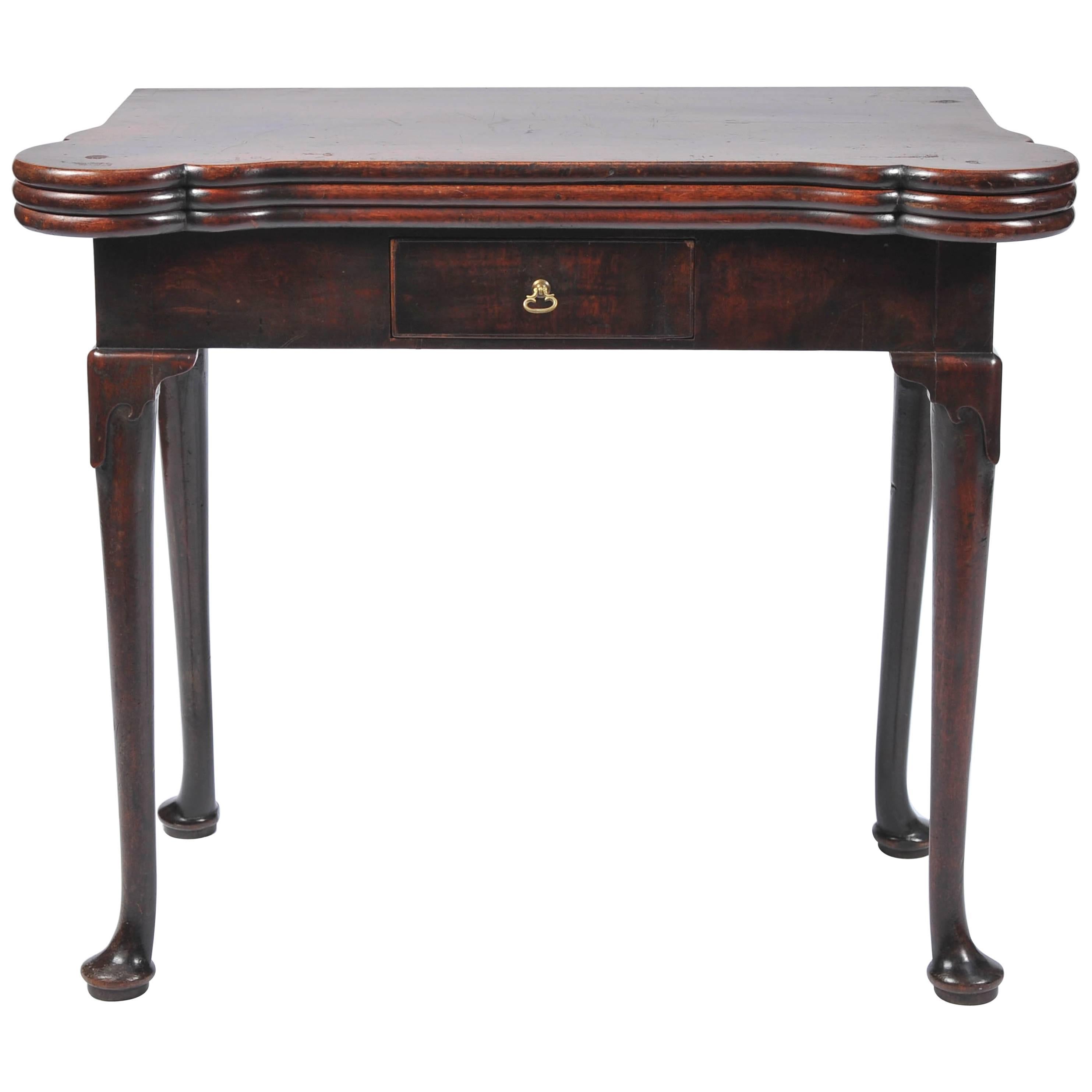 Antique George II Period Card Table For Sale