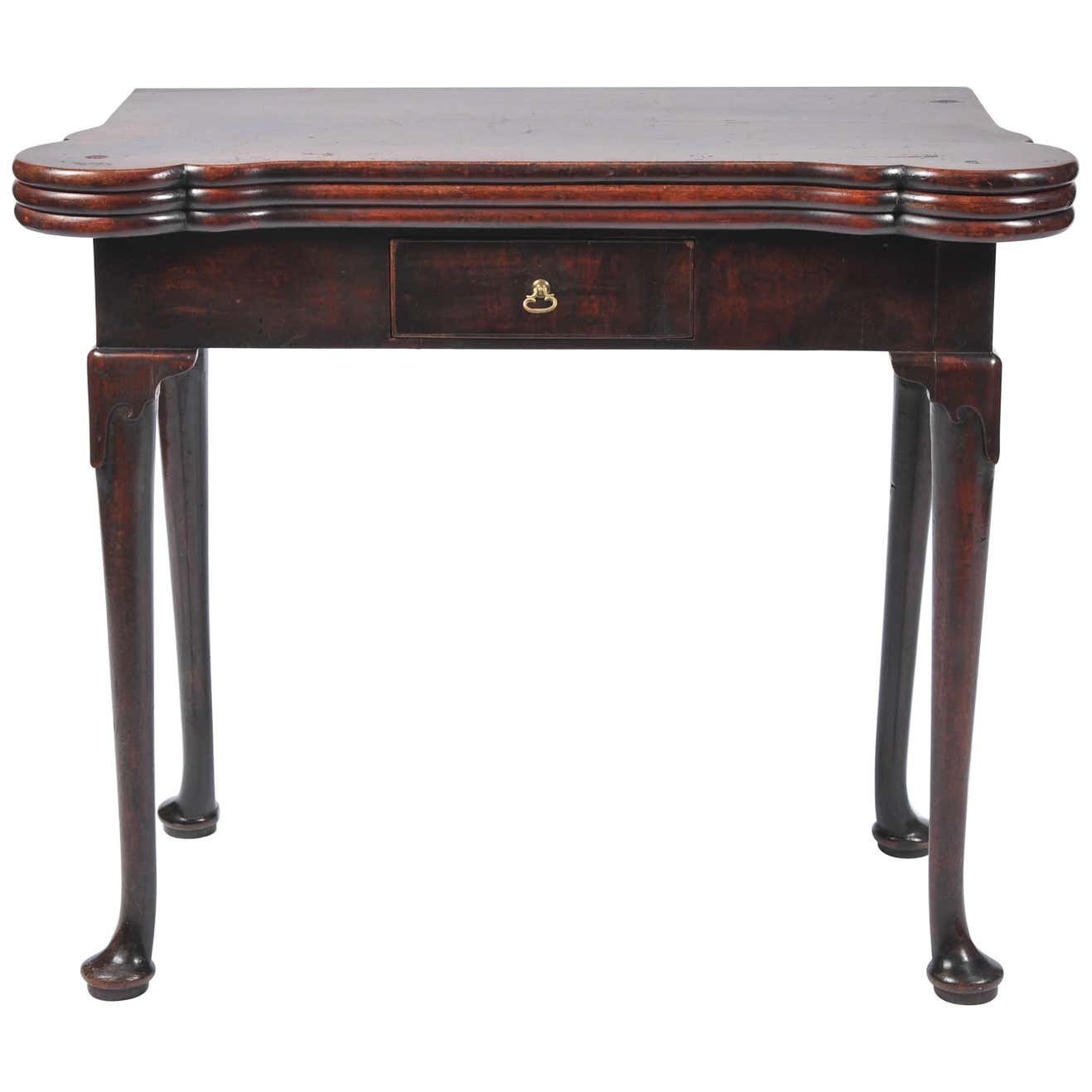 Antique George II Period Card Table For Sale at 1stDibs