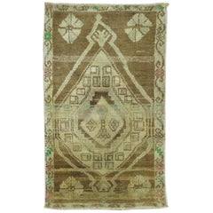 Vintage Anatolian Mat Size Rug