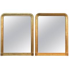 Antique Striking Pair of Louis Philippe Mirrors