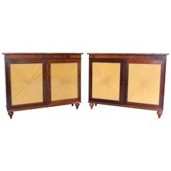 Pair of Regency Rosewood Cabinets Pair of Regency Rosewood Cabinets