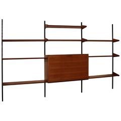 Customizable Wall System, Shelving Storage Unit, 1950s 7