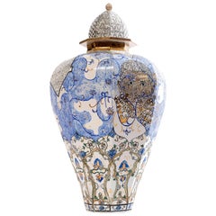 Contemporary Obama and Me Porcelain Urn 1