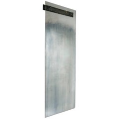 Contemporary Mirror for Cy Twombly II in Silvered Glass with Bronze Bracket