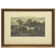 19th Century Hunt Scene Framed Print