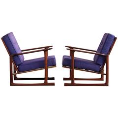 Lounge Chairs by Ib Kofod Larsen for Selig 8