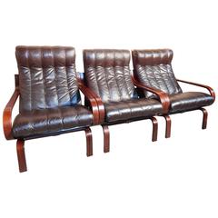 Sought after Ingmar Relling Orbit Chairs / Sofa by A/S Vestlandske Møbelfabrikk 5