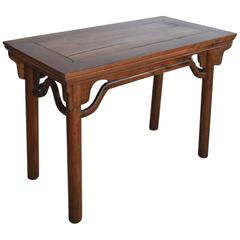 Antique Chinese Wine Table, 19th Century Qing Dynasty in Ming Taste