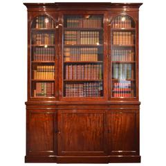 Fine Quality Early Victorian Mahogany Bookcase
