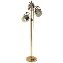 Three Heads Floor Lamp in the Style of Reggiani, 1960s, USA 11