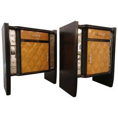 Pair of Italian Deco Nightstands or Side Tables, 1930 Attributed Paolo Buffa