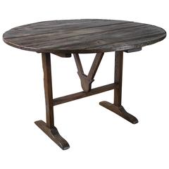 Antique Vendange Wine Tasting Table, France, Late 19th Century 2