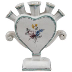 French Faience Tulipiere, Early 19th Century