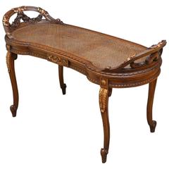 French Caned Window Seat