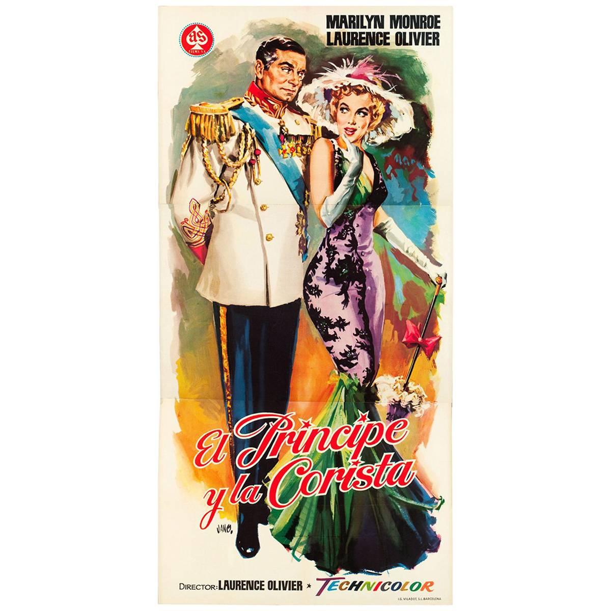 "The Prince and the Showgirl" Film Poster, 1957 For Sale