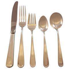 Calvert by Kirk Sterling Silver Flatware Set for 12 Service Luncehon 65 Pieces