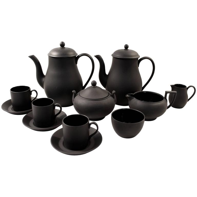 Wedgwood Basalt Tea Set For Sale at 1stdibs