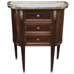 Antique French Louis XVI Marble-Top Commode