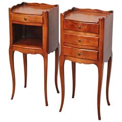 Pair of Cherrywood Bedside Cabinets
