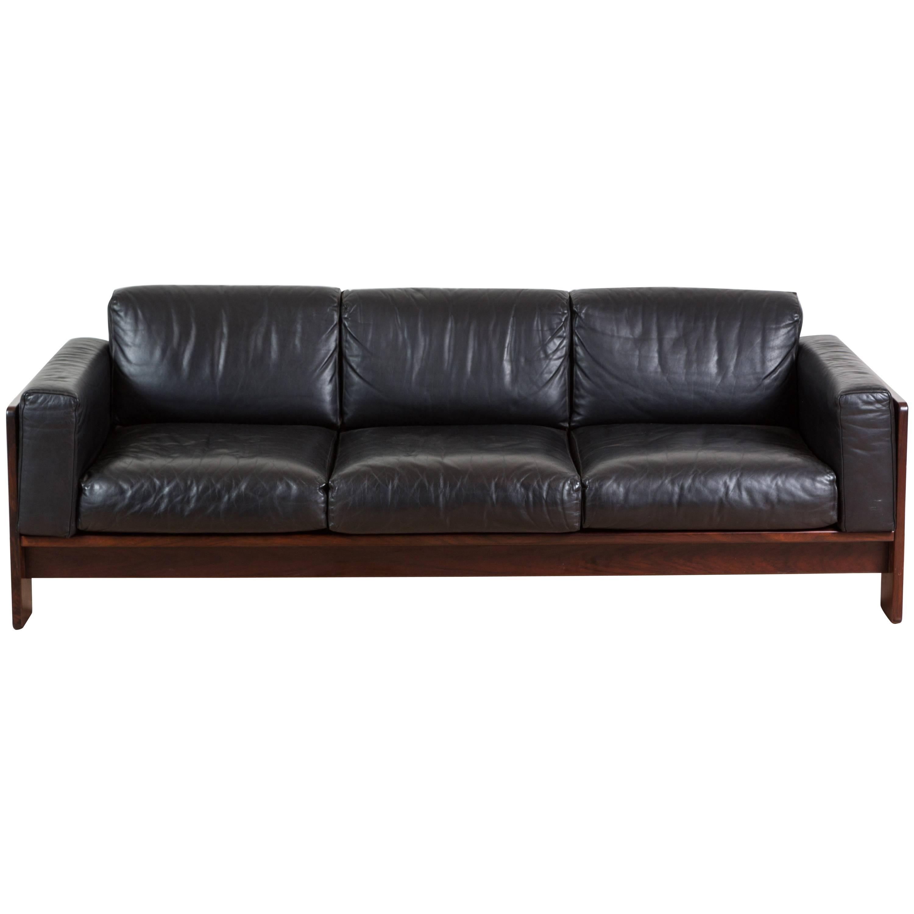 Rosewood Bastiano Sofa by Tobia Scarpa for Knoll