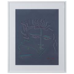 Pastel on Paper Attributed to Jean Cocteau 8