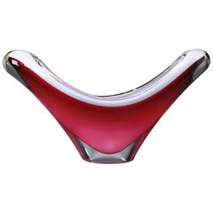 Scandinavian Modern Coquille Bowl by Paul Kedelv for Flygsfors