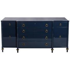 Blue Lacquered Dresser 