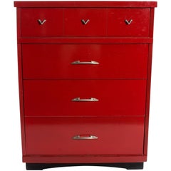 Red Lacquered Chest