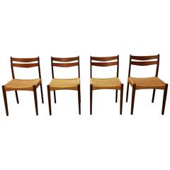 1950 Teak Arne Olsen Dining Chairs