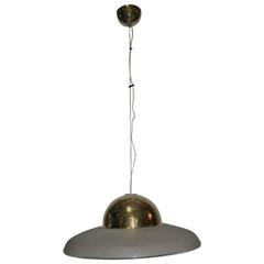 Directional Glass Chandelier in Glass and Very Elegant Brass 8